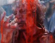 Triptychon_Teil_1_Gaddafi_50x30cm_Oil_on canvas_Idee_Lennart_Beier_Juni_2015